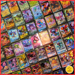 Pokemon Card Lot 100 OFFICIAL TCG Cards + Ultra Rare VMAX GX EX VSTAR V FULL ART - Image 2