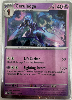 Pokemon - Etched Foil Promo Armarouge ex svp 125 + 2 foil Promo cards - NM/M - Image 3