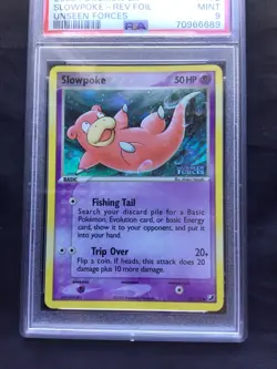 Pokemon Cards: EX Unseen Forces Reverse Holo: Slowpoke 72/115 PSA 9 - Image 2