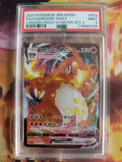 Pokemon Card Charizard Glurak Vmax Starter Decks Fullart Japanese PSA 9 - Image 2