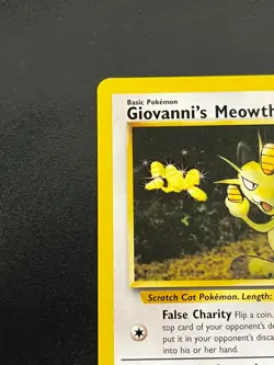 Giovanni's Meowth 43/132 - Gym Challange Vintage WOTC Pokemon TCG Card LP - Image 5