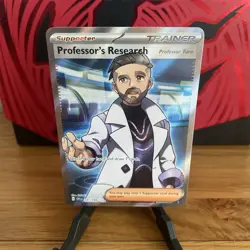 Professor's Research Turo 241/198 Scarlet Violet Base Trainer Pokemon TCG Card - Image 1