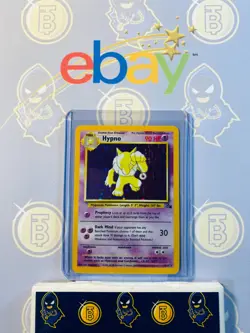 Hypno 8/62 LP Played Fossil Set 1999 Pokemon Card Holo Rare Holofoil - Image 1