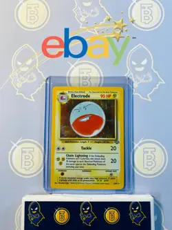 Electrode 2/64 MP/LP Played Jungle Set 1999 Pokemon Card Holo Rare Holofoil - Image 1