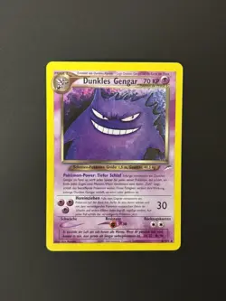 Pokemon TCG Dunkles Gengar 6/105 Neo Destiny German Holo Rare HP70 2000 - Image 2