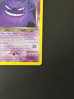 Pokemon TCG Dunkles Gengar 6/105 Neo Destiny German Holo Rare HP70 2000 - Image 5