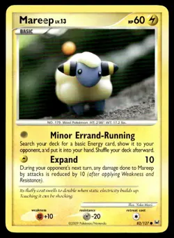Mareep Platinum Common 82/127 2009 Pokemon TCG - Image 1