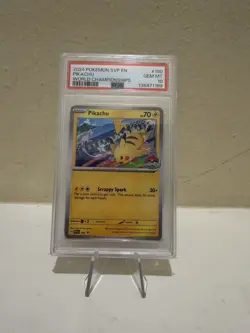 Pokemon Pikachu SVP190 S&V World Championship 2024 Promo PSA 10 - Image 1