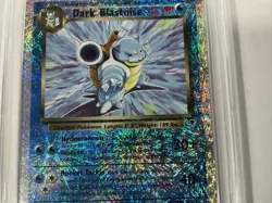 2002 Pokemon Dark Blastoise Legendary Collection Reverse Holo #4 PSA 3 - Image 5