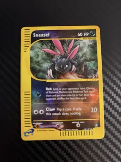 Pokemon TCG Sneasel 110/147 Reverse Holo Aquapolis MP - Image 1