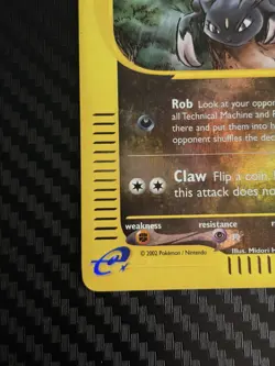 Pokemon TCG Sneasel 110/147 Reverse Holo Aquapolis MP - Image 2