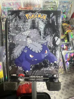Venusaur #3 - Cracked Ice Holo - Crystal Dark Black 2025 - Pokemon Card - Image 1