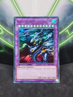 Yugioh Blue-Eyes Ultimate Dragon SBLS-EN012 Ultra Rare 1st Edition NM - Image 1