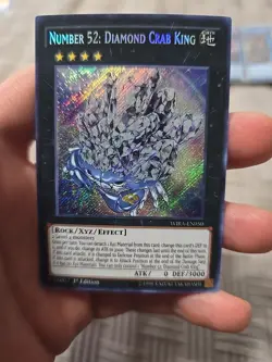 Number 52: Diamond Crab King WIRA-EN050 1st Edition NM Yugioh - Image 1