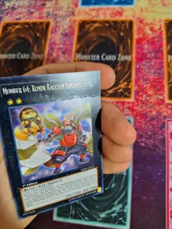 Yu-Gi-Oh! Number 64: Ronin Raccoon Sandayu SHSP-EN051 Rare 1st Edition MP - Image 3