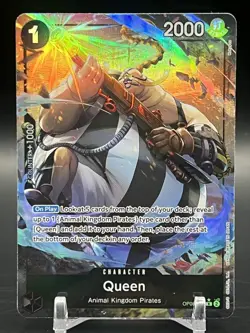Queen (Parallel) OP08-080 Two Legends One Piece TCG - English Alt Art NM Foil - Image 1