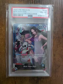 2025 ONE PIECE BOA HANCOCK PSA MAGAZINE EXCLUSIVE PROMOS #038 PSA 10 - Image 1