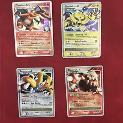 Pokemon Card Lot Lv.x Cards - Image 1