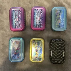 Pokemon Trading Card Game Empty Mini Tin Set of 6 with Artwork 820650809378 - Image 3