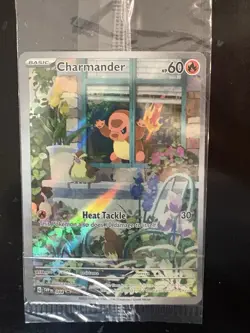 Pokemon TCG Obsidian Flames Charmander Sealed Promo Card 044 - Image 1