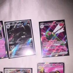 Pokemon TCG 9-Card Lot Holo/Foil ex: Mew, Dragapult, Yanmega, Lycanroc exc.. - Image 4