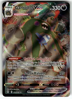 Garbodor VMAX 101/203 SWSH07: Evolving Skies NM Pokemon Card TCG - Image 1