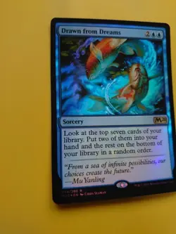 Drawn from Dreams. FOIL Sorcery rare Core Set 2020. M20. MTG Card. - Image 3