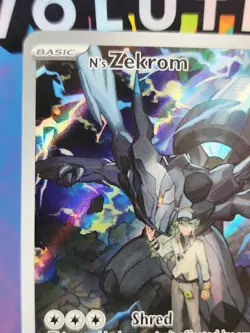 N's Zekrom MEP 031 Promo Full Art Holo Pokemon Card English 2026 DAMAGED - Image 2