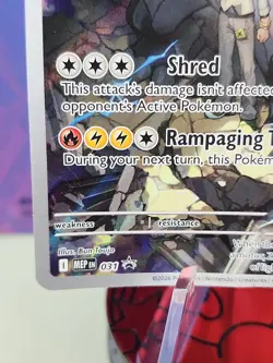 N's Zekrom MEP 031 Promo Full Art Holo Pokemon Card English 2026 DAMAGED - Image 5