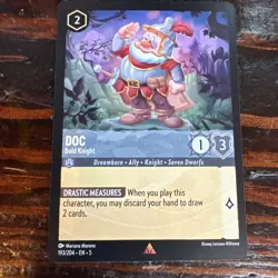 Lorcana TCG Doc Bold Knight 193/204 Shimmering Skies Regular Card NM Condition - Image 1