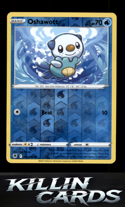 Reverse Holofoil Oshawott 041/189 Pokemon Common SWSH10: Astral Radiance Card NM - Image 1
