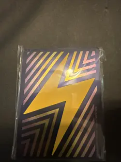 Sealed Lightening Bolt Surging Sparks Card Sleeves (x65) from Pokemon TCG ETB - Image 1