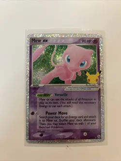 Pokemon TCG Mew EX Celebrations Classic Collection Holo Ultra Rare Card 88/92 - Image 1