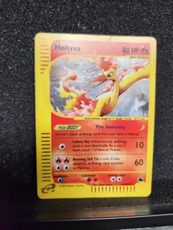 Moltres Skyridge Holo H20/H32 Pokemon Card WOTC E-Reader/E- Card - Image 1