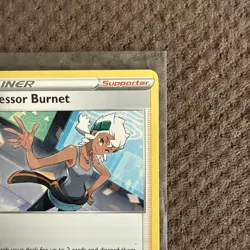 Professor Burnett SWSH167 Regular Black Star Promo Pokemon Card NM - Image 3