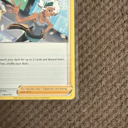 Professor Burnett SWSH167 Regular Black Star Promo Pokemon Card NM - Image 4