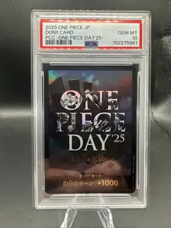 2025 ONE PIECE JPN PREM CARD COLL -ONE PIECE DAY'25- DON!! CARD PSA 10 - Image 1