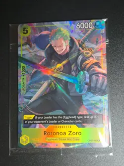 One Piece Card Game Roronoa Zoro OP07-113 Illustration Box Vol.3 Promo Sealed - Image 1