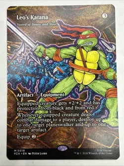 Leo's Katana Sword of Sinew and Steel (Borderless) Teenage Mutant Ninja Turtles - Image 1