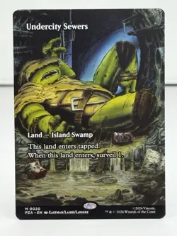 MTG TMNT Teenage Mutant Ninja Turtles Undercity Sewers Borderless MYTHIC NM - Image 1