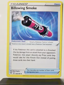 Billowing Smoke 158/189 Near Mint - B1G1F Darkness Ablaze Pokemon Card - Image 1