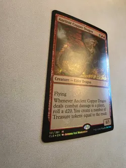 Ancient Copper Dragon FOIL Commander Legends: Battle for Baldur's Gate NM, MTG - Image 2