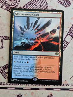 MTG Stormcarved Coast Secrets of Strixhaven NM - Image 1