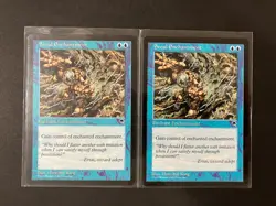 2 x STEAL ENCHANTMENT Vintage Tempest MTG Magic the Gathering Blue - Image 1