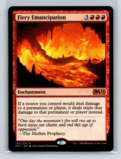 Core Set 2021 #143 Fiery Emancipation - Image 1
