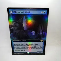 Mirrorhall Mimic (Extended Art) Innistrad: Crimson Vow Magic The Gathering Foil - Image 1