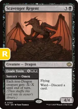 MTG Scavenger Regent TDM R Creature Dragon NM - Image 1