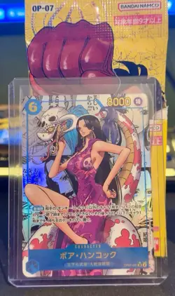 ONE PIECE Card Game Boa Hancock OP07-051 Parallel Manga Alt Art Japanese - Image 2
