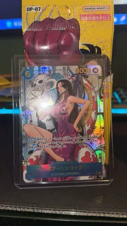 ONE PIECE Card Game Boa Hancock OP07-051 Parallel Manga Alt Art Japanese - Image 3