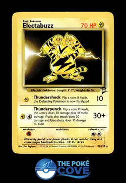 Electabuzz 24/130 | Base Set 2 | Pokemon Rare | HP - Image 1